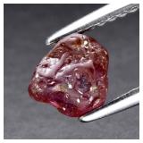 1.39ct 6x5.7mm Rough Natural Orange Purple Sapphir