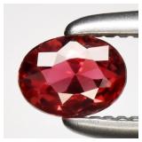 0.18ct 4x3mm VVS Oval Orangish Pink Sapphire - Son