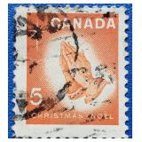Canada 1966 Christmas 5c Stamp #452