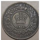 Canada Nova Scotia 1864 One Cent