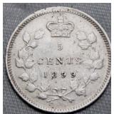 Canada 5 Cents 1899