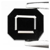 0.72ct 5x4.5mm Octagon Natural Dark Blue Spinel -