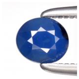 0.51ct 4.5x4mm VS Oval Natural Blue Sapphire - Hea
