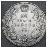 Canada 50 Cents 1931
