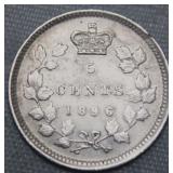 Canada 5 Cents 1896