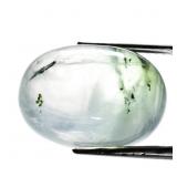 12.05ct 15.7x11.3mm Oval Cabochon Natural Green Pr