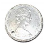 Silver 1966 Canada 10ï¿½ Coin