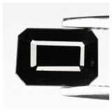 1.09ct 6.2x4.3mm Octagon Natural Dark Purple Spine