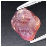 1.63ct Rough Natural Orange Purple Sapphire - Unhe