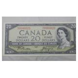 Canada 1954 $20 Banknote BC-41b