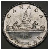 Canada Silver Dollar 1951