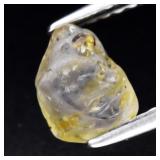 1.65ct Rough Natural Green Light Purple Sapphire -