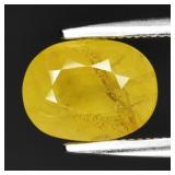 2.17ct 8.3x6.3mm Oval Yellow Sapphire - Africa Gem