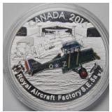 Canada $20 2016 Royal Aircraft Factory S.E.5A - WW