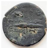 Hadrian AD117-138 AE Semis Ancient Roman coin