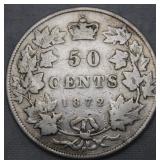 Canada 50 Cents 1872H