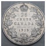 Canada 25 Cent 1912