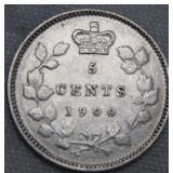 Canada 5 Cents 1900 Oval 00