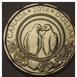 Canada $ 2014 Wedding Two Turtle Doves - Occasion
