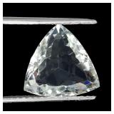 Trilliant Cut 100% Natural Unheated White Topaz Br