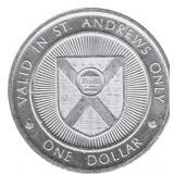 1982 New Brunswick Canada Trade Dollar