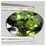 Oval Cut Heated Natural Top Green Sapphire Austral