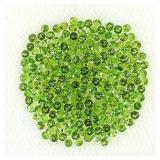 Round Natural Top Rich Green Chrome Diopside 2.51c