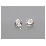0.6tcw  2 Lab Diamonds  4.0-4.1mm