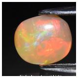 0.78ct 7.8x6.5mm Cushion Cabochon Natural Opal - C