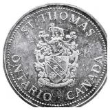 1885-1985 ST. Thomas Ontario Canada Trade Dollar