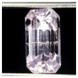 Octagon Natural Unheated Pink Kunzite Afghanistan