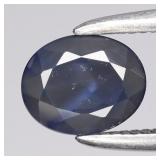 0.50ct 5.5x4.5mm Oval Blue Sapphire - Australia Ge