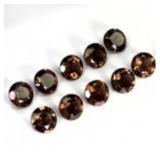 Round Cut Natural Unheated Top Smoky Quartz 12.67c