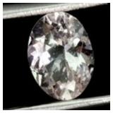Oval Natural Unheated Peach Pink Morganite Madagas