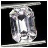 Octagon Cut Natural Unheated Pink Kunzite Afghanis