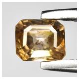 0.33ct 4x3.3mm Octagon Natural Champagne Zircon -
