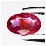 0.19ct 4.5x3mm Oval Natural Pink Sapphire - Unheat