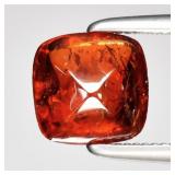 1.44ct Cushion Cabochon Natural Orange Spessartite
