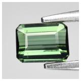 0.46ct 5.2x4mm VS Octagon Natural Green Tourmaline