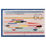 Germany 1983 Automobile Show 60p car Stamp