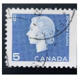 Canada 1962 Elizabeth II 5 Cents Postage Stamp