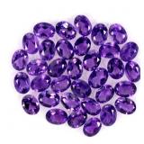 Oval Natural Top Rich Purple Amethyst Uruguay 5.12
