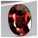 Oval Cut Natural Unheated Top Rich Orange Zircon T