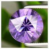 1.89ct 8mm VS Round Brilliant Natural Purple Ameth