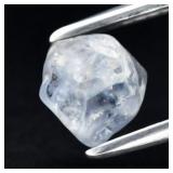 1.42ct 6.5x5.7mm Rough Natural Blue Sapphire - Unh