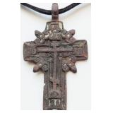 1700s Large Orthodox Cross pendant 57mm