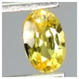 Oval Cut 100% Natural Orange Yellow Sapphire Austr