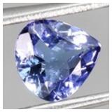 Heart Cut 100% Natural Top Violet Blue Tanzanite T