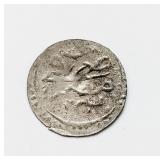 Ottoman Empire 1800s silver Akce coin