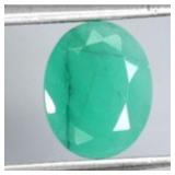 Oval Cut Natural Unheated Top Rich Green Emerald Z